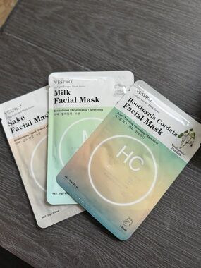 3  Facial Mask - Hydrating Brightening Sheet Mask